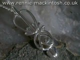Sterling silver Charles Rennie Mackintosh necklace DWO912