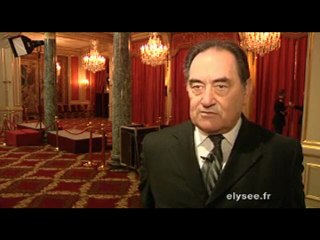 Réception des artisans boulangers à l'Elysée