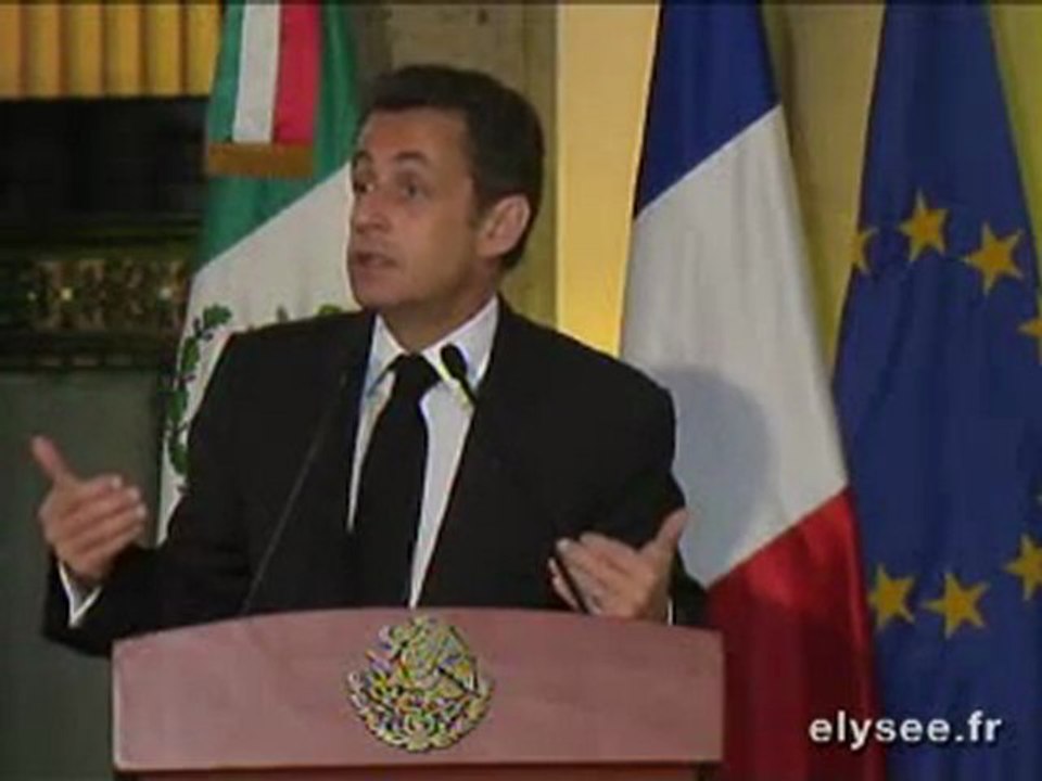 Discours dîner d'Etat offert par M. Felipe CALDERON HINOJOS