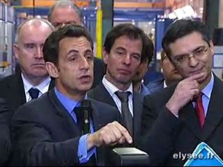 Alloctution informelle devant les salariés Alstom d'Ornans