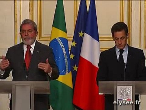 Point presse conjoint avec M. Luiz Inácio Lula da Silva