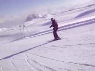 Chris Morabito carve à Tsanfleuron les Diablerets