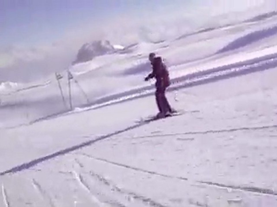 Chris Morabito carve à Tsanfleuron les Diablerets