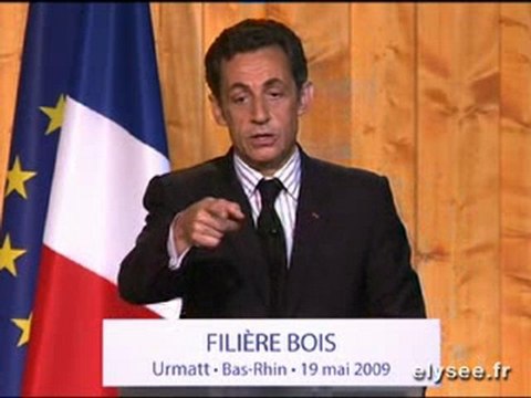 Discours sur le développement de la filière bois
