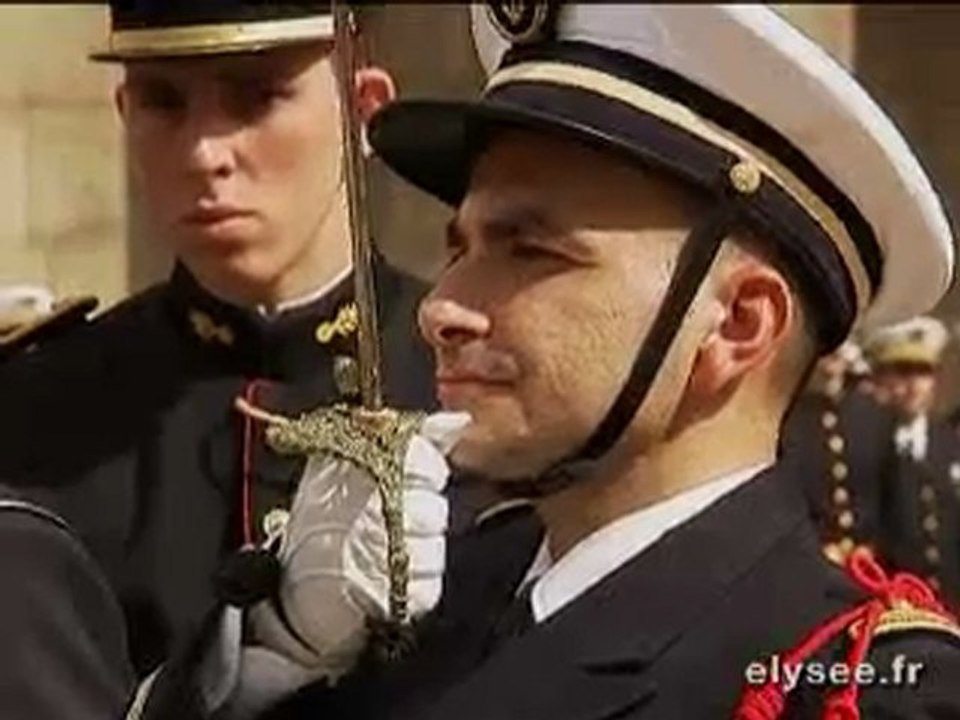 Cérémonie de prise d'armes de printemps aux Invalides
