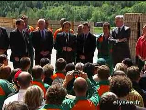 Site SIAT BRAUN - Allocution informelle devant les salariés