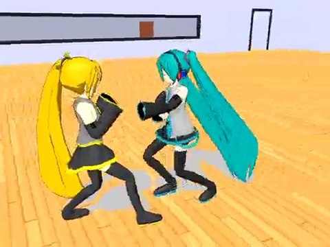 Hatsune Miku Vs Neru Akita - Karate Match