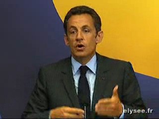 Conférence de presse conjointe avec M. Fredrik REINFELDT