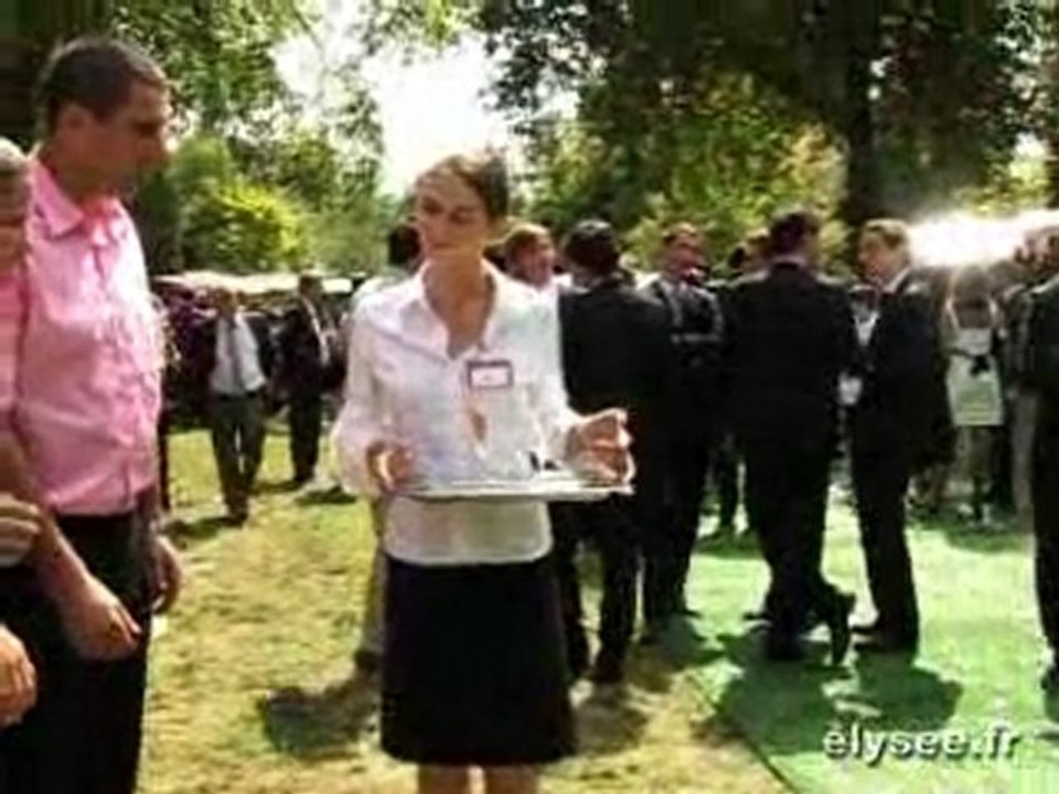 La garden party vue par les élèves de l'école d'hôtellerie