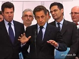 Discours devant les salariés de l'usine FAURECIA