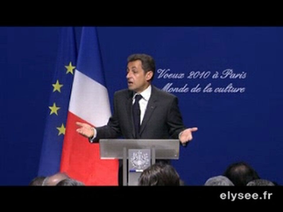 Vœux au monde de la Culture à la cité de la musique