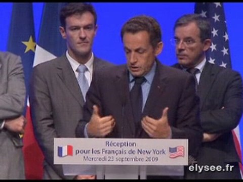 Discours communauté française au Manhattan Center Studio