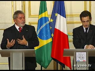 Conférence de presse avec le Président Lula