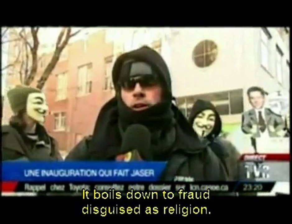 TVA News - Opening of New Scientology Org in Quebec