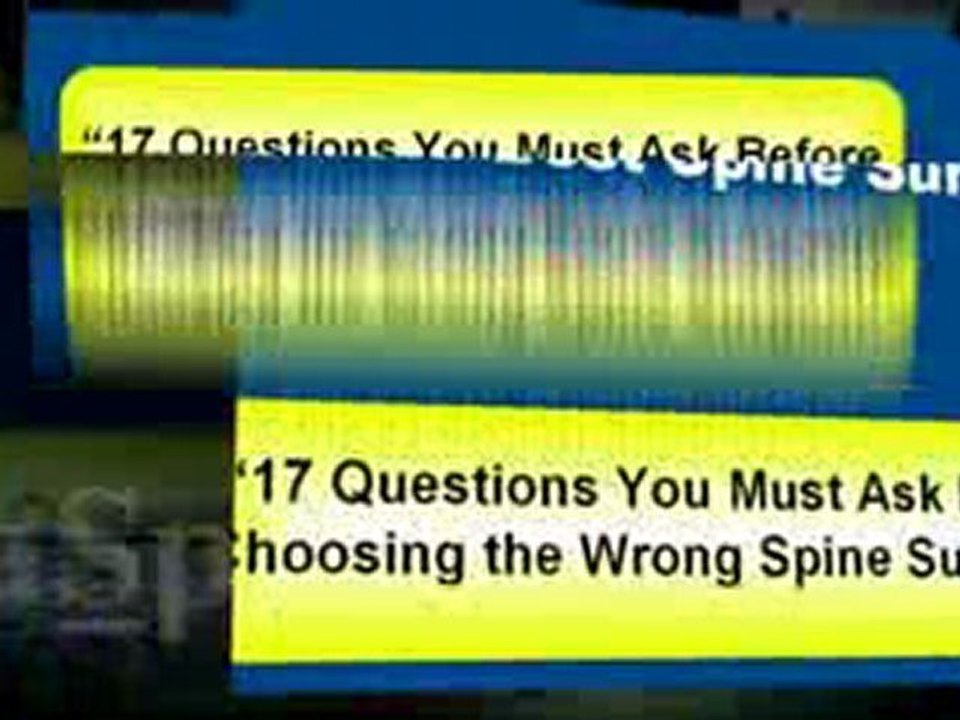 Tulsa Spine Surgeon, Tulsa Spine Surgeons, Laser Spine Surg