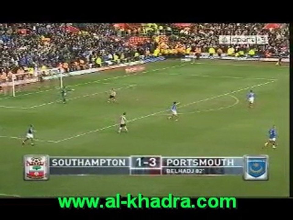 But de belhadij du  Portsmouth 4 - 1 Southampton