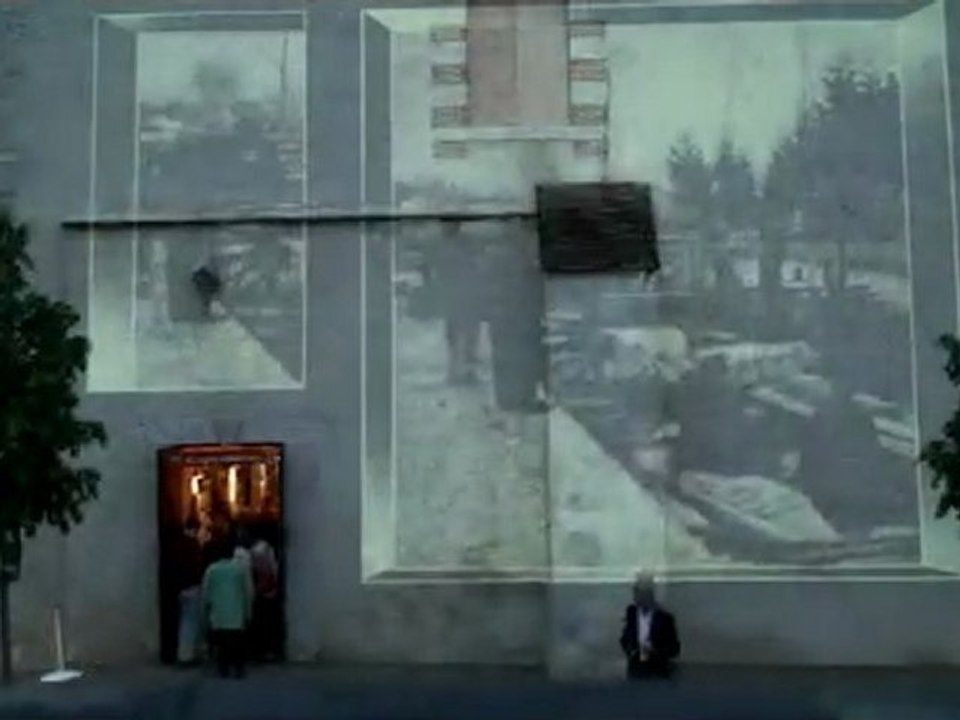 projection monumentale