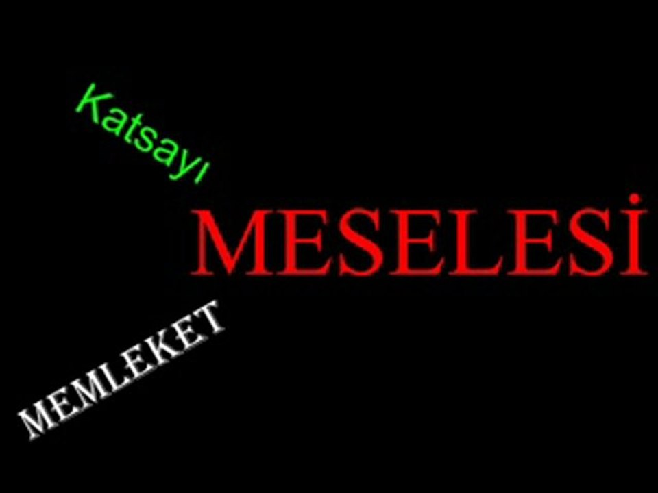 Katsayı Meselesi Memleket Meselesi