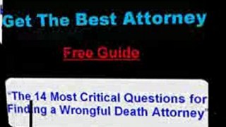 Attorney for Wrongful Death Raleigh & Wrongful Death Defens