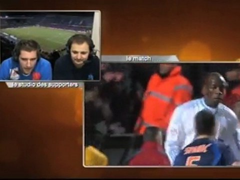 Le studio des supporters Montpellier-OM