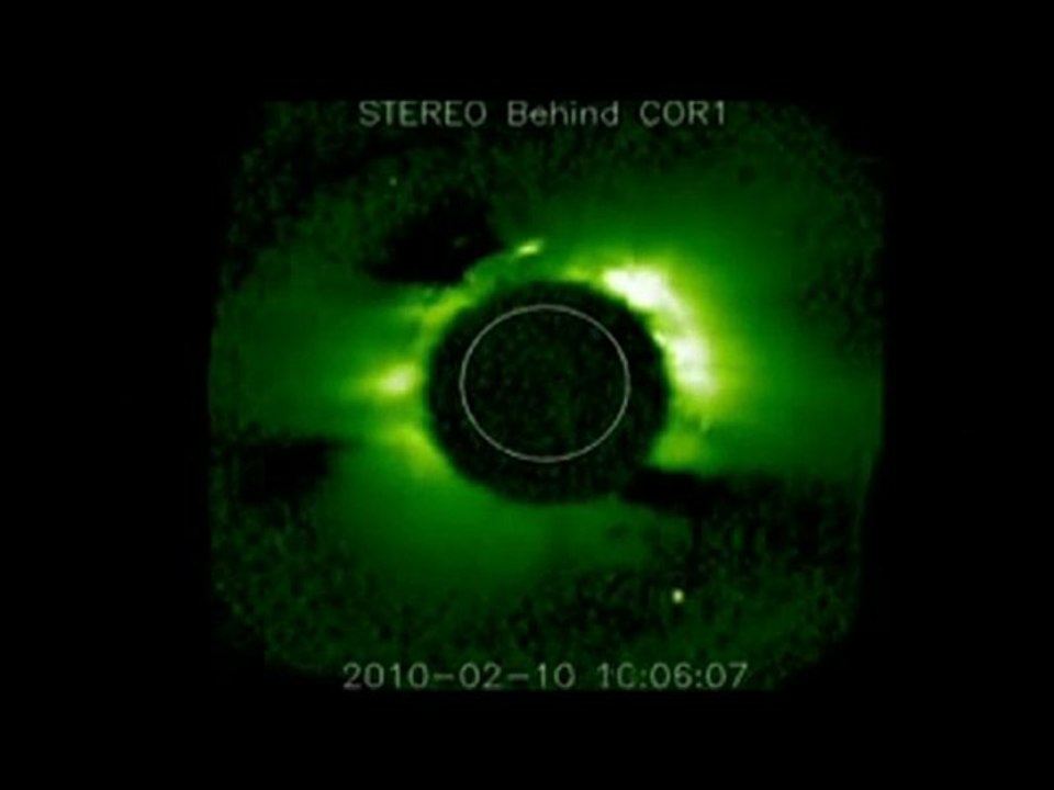 UFO objects near Sun - SOHO - 11 February 2010