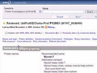 Bioinformatics Tutorials (Lesson 1):Using SwissProt ...