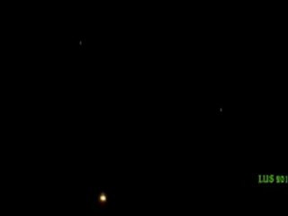 2 lights linked formation over Cannock, UK - December 2009