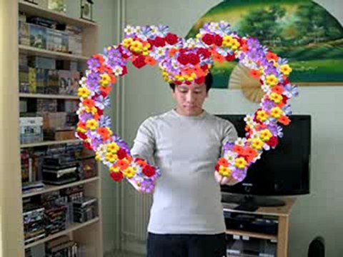 Coeur avec des fleurs / HEART WITH FLOWERS - After effects