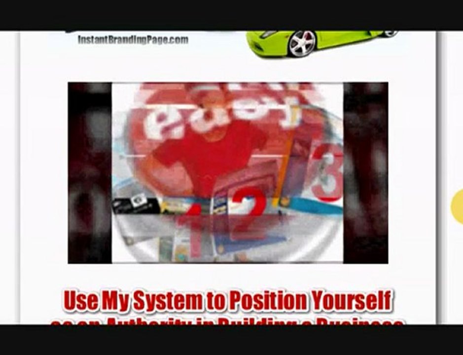 Instant Branding Page Low Cost Tool..More Money For You!