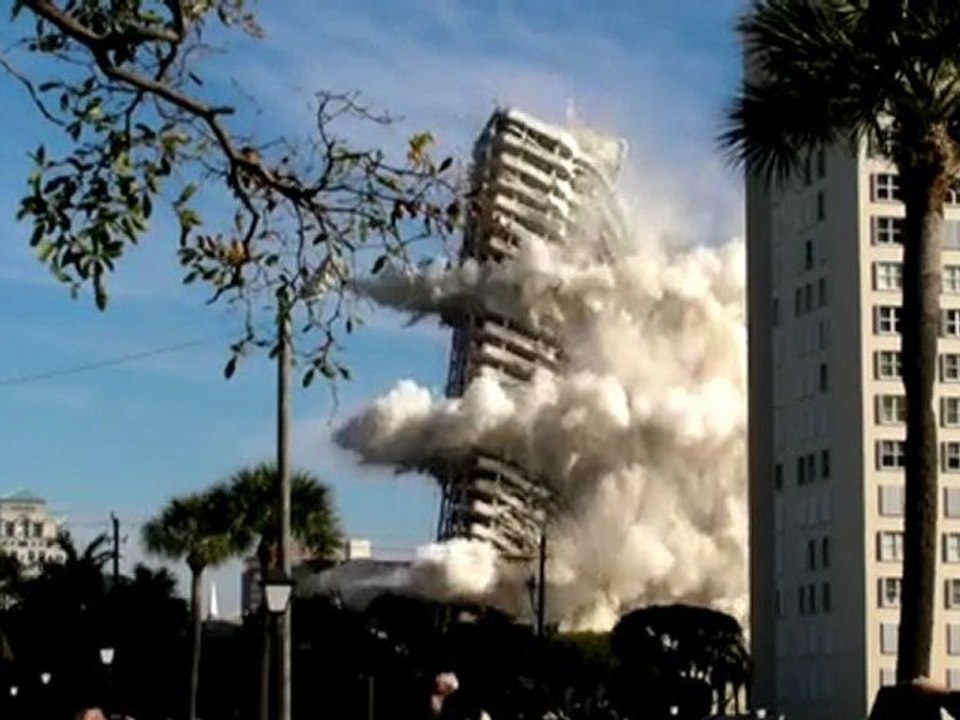 Building Implosion 1515 S. Flagler West Palm Beach