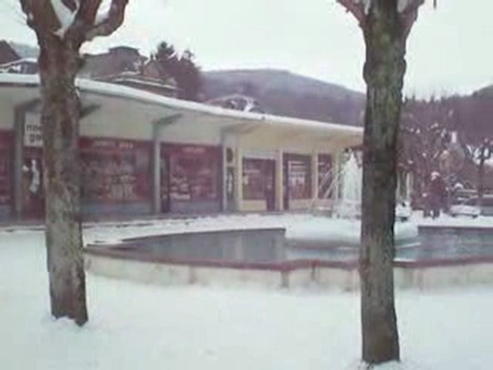 La Bourboule: La place du jet d'eau