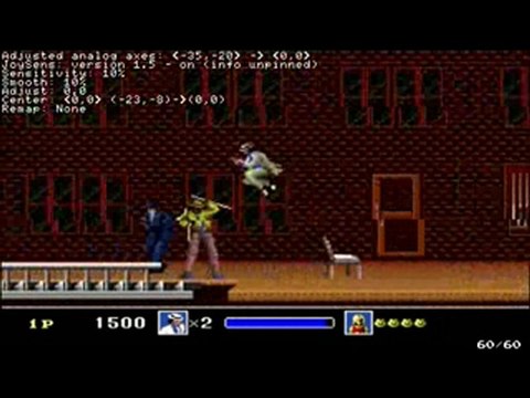 Playing Michael Jackson Moonwalker Sega Genesis On PSP