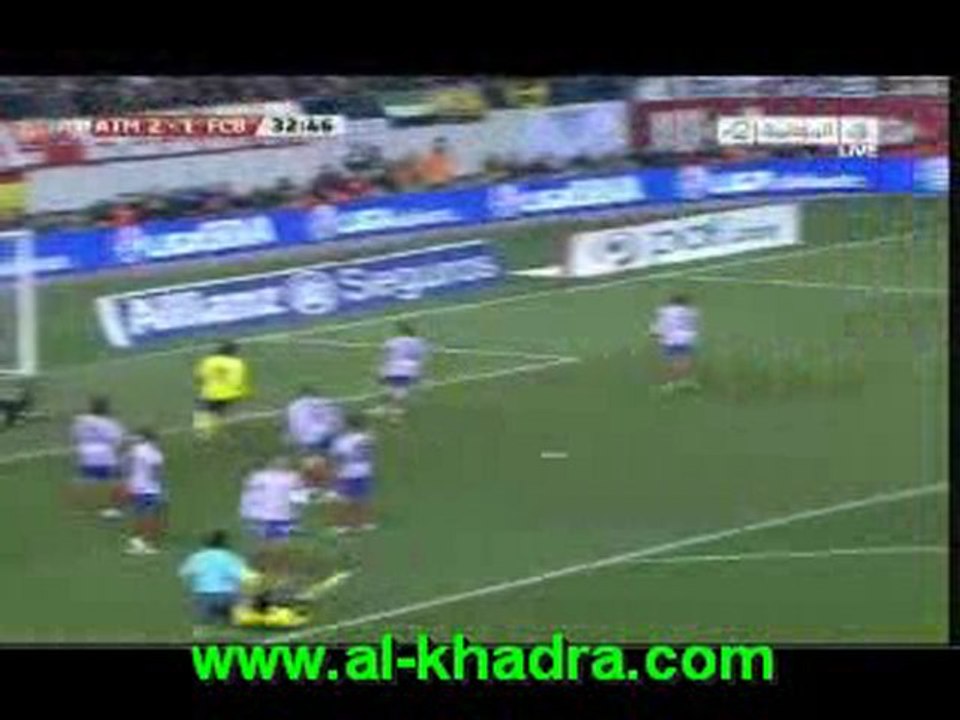 ATHLETICO 2-BARCA 1( Madrid remercie l autre)