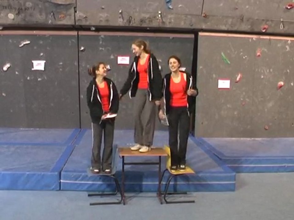 Championnat paca 2010 escalade le podium cadettes
