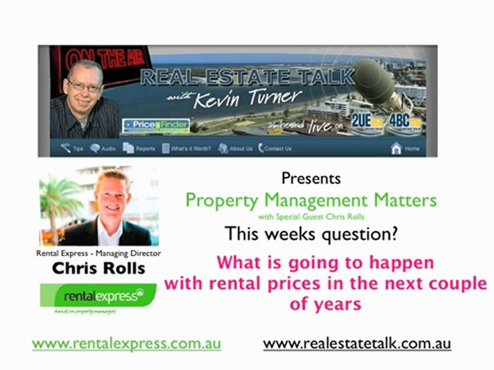 What is going to happen with rental prices in the next year
