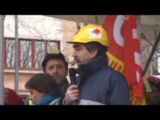 12/02/10, Manifestation des salariés de la Raffinerie Total