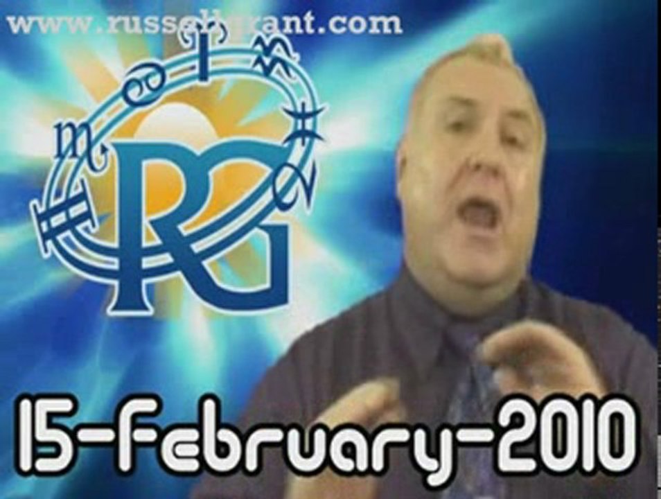 RussellGrant.com Video Horoscope Aquarius February Monday 15
