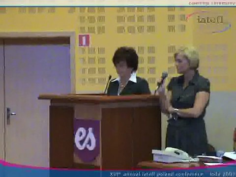 IATEFL Poland - Lodz 2007 - Opening Ceremony