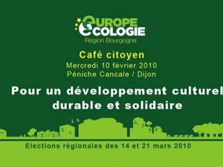 Europe Ecologie Bourgogne "Café Citoyen du 10 février 2010"