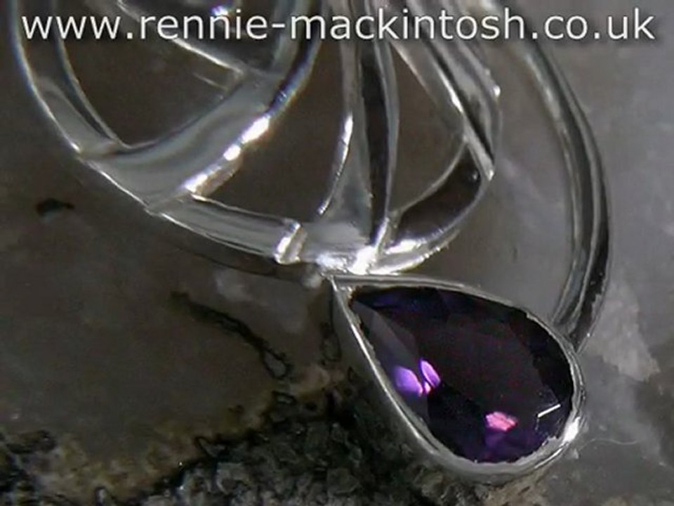 Sterling silver Charles Rennie Mackintosh necklace DWA183