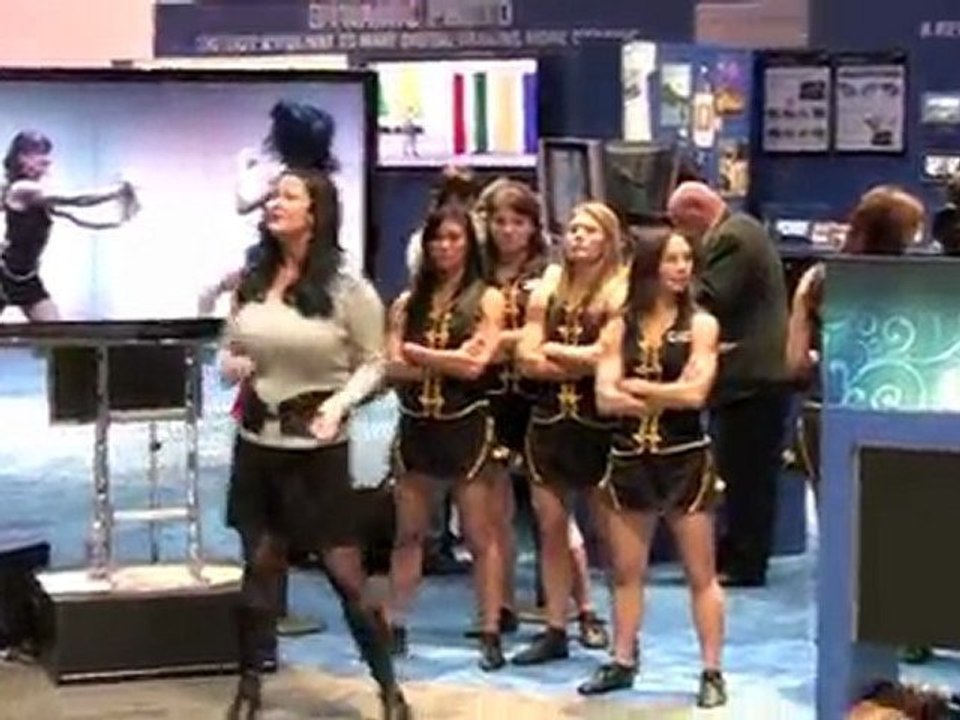 Casio Girls Perform Martial Arts at CES 2010