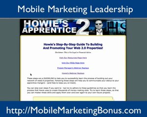 Mobile Marketing Leadership Bonus