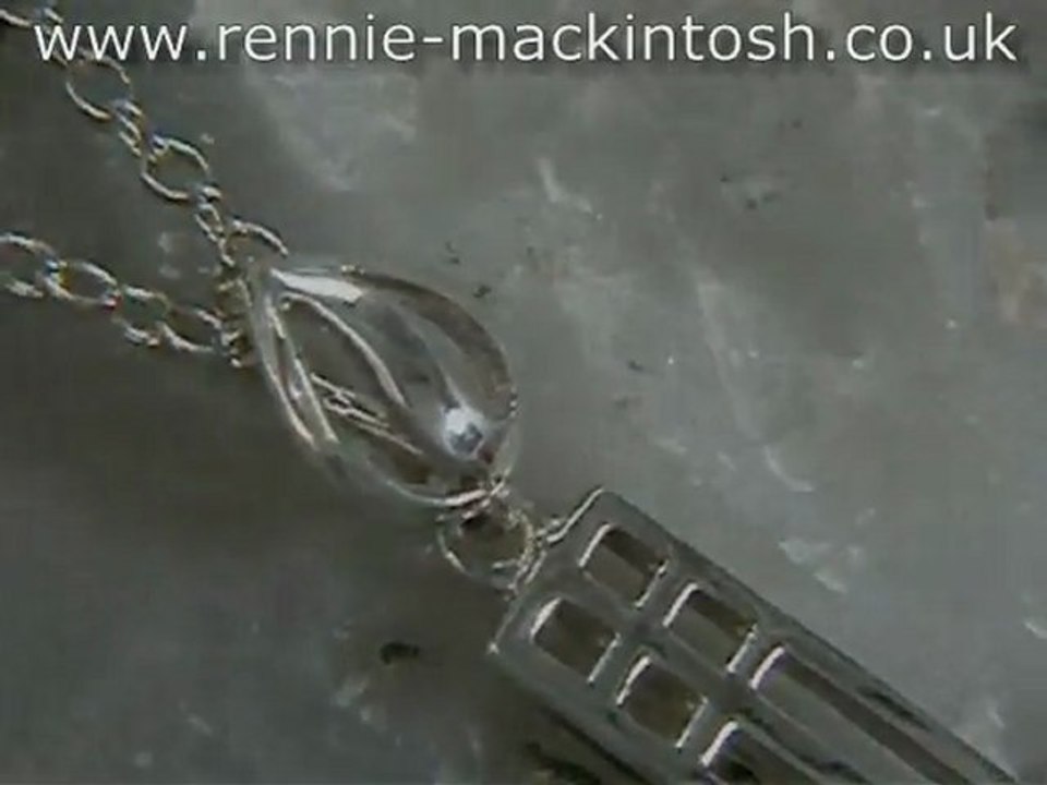 Sterling silver Charles Rennie Mackintosh necklace DWA235
