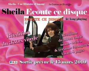 Sheila Ecoute ce disque réédition album vinyle et cd