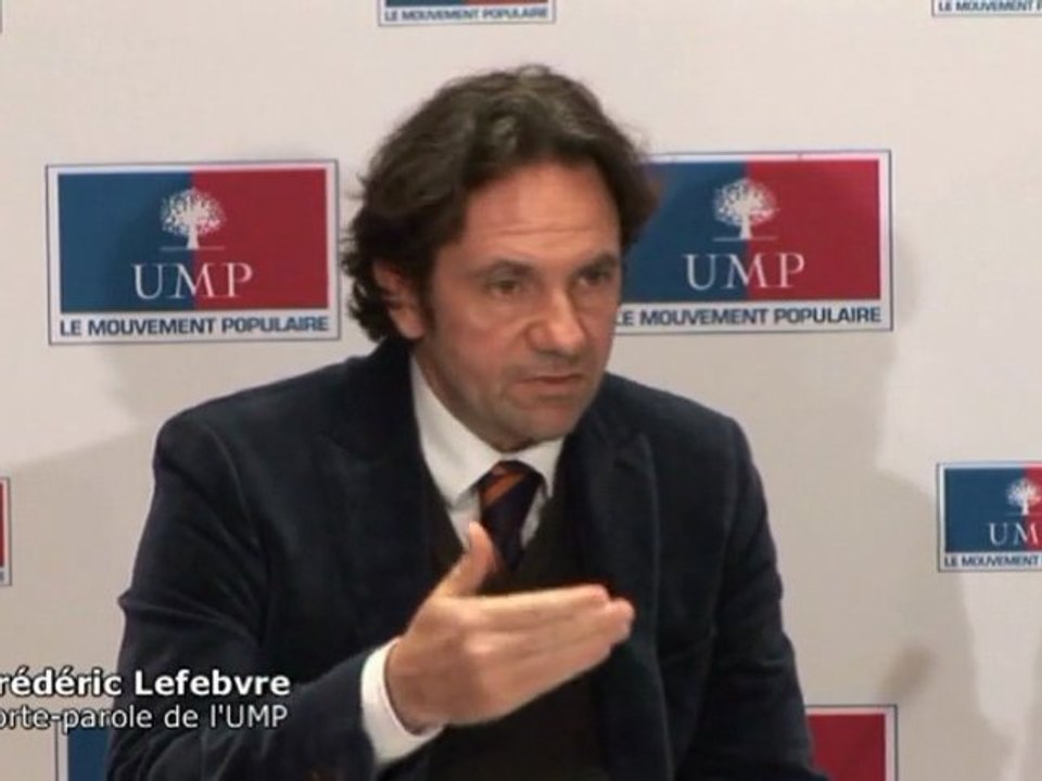 Frédéric Lefebvre et "l'axe" "Aubry-Lepen"