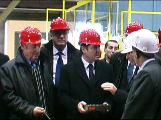 Mr Christian ESTROSI au CETIC de Chalon/Saône