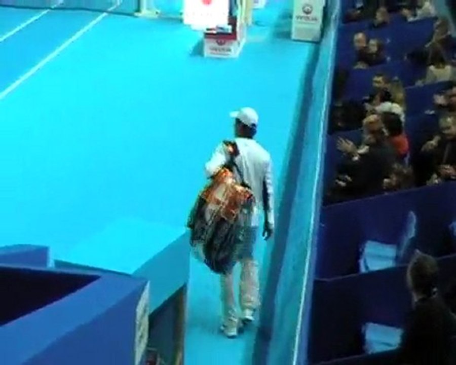 Entrée des joueurs : Guez - Zverev