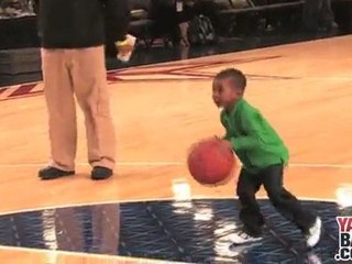NBA All Star: LeBron Practices With His Kids
