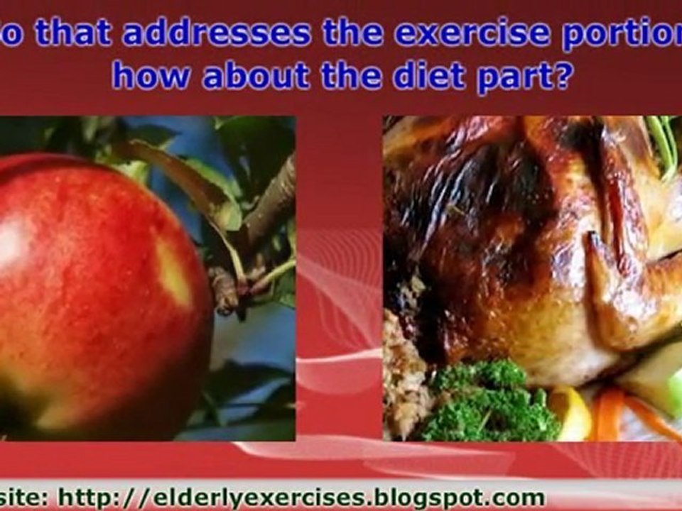Elderly Exercise and Diet - Your Metabolism is Slowing - Wha