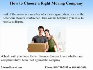 How to Choose a Right Moving Company